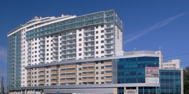 Residential-office complex on Okopowa Street in Warsaw