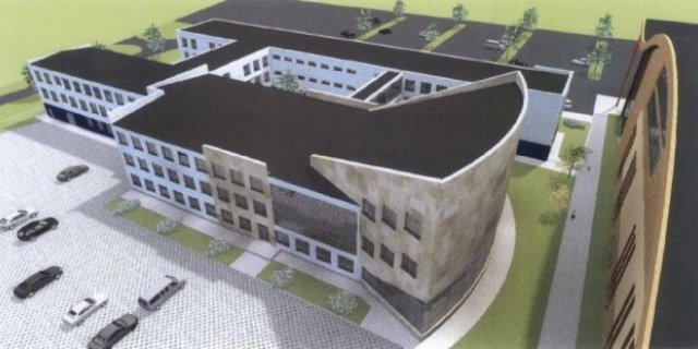 Construction works in the State Higher Professional School at Grunwaldzka Street 137