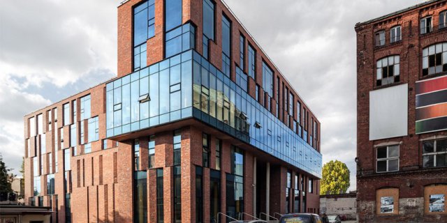 The New Media Teaching Centre at the Leon Schiller National Higher School of Film, Television and Theatre in Łódź.