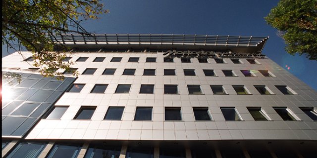 The office building at Konstruktorska Street in Warsaw