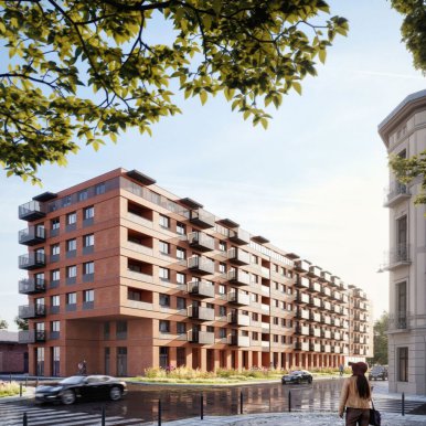 Multi-family residential building in Łódź