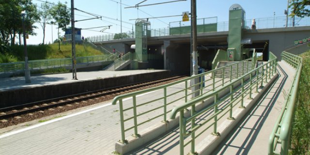 Overpasses in Aleja Krakowska in Warsaw
