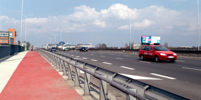 Overpasses in Aleje Jerozolimskie in Warsaw