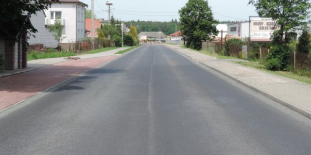 Province road No. 536 on the Iława – Sampława section