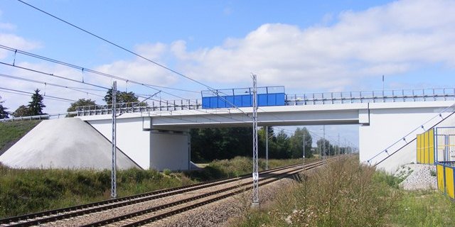 Road overpasses in the area of Local Control Centre Nasielsk at km 63,953 and km 70,225