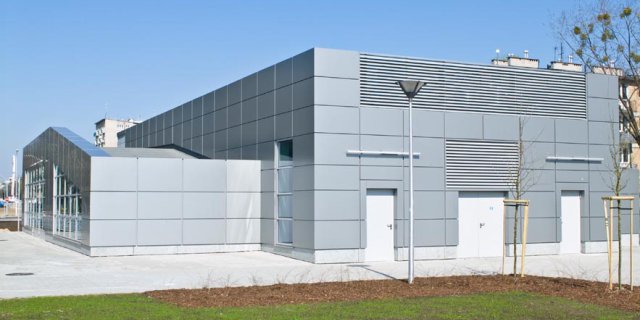 Station A20 Słodowiec with pathway tunnel B20 in Warsaw