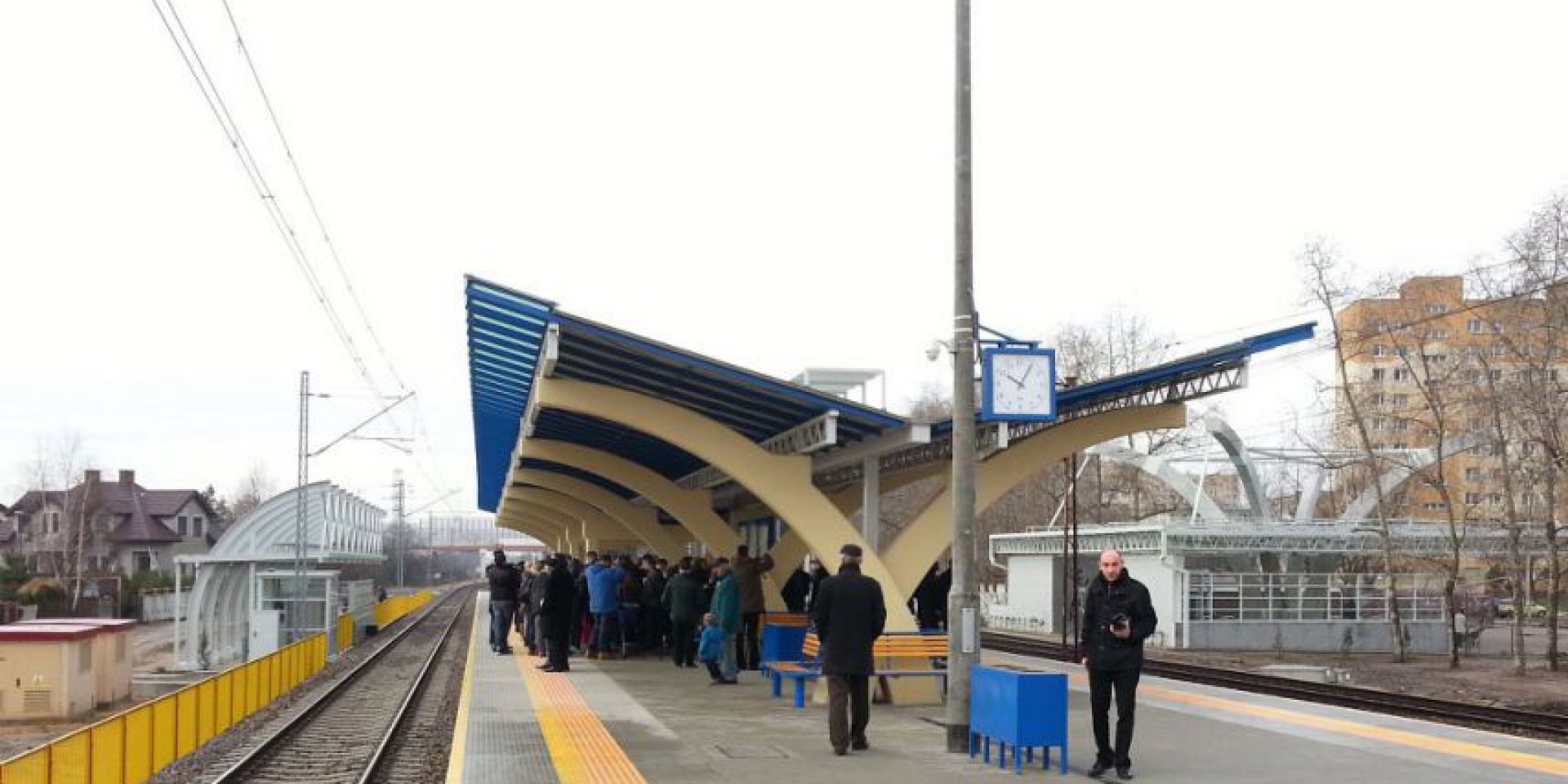 Ursus Niedźwiadek Railway Station in Warszawa