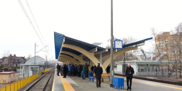 Ursus Niedźwiadek Railway Station in Warszawa