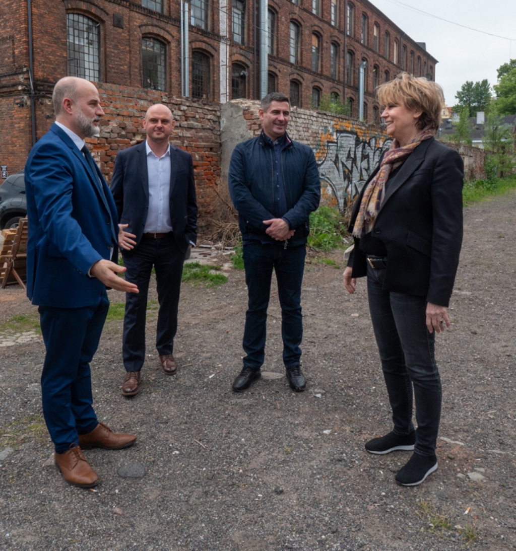 Meeting of Mayor of Łódź with Mostostal Warszawa representatives